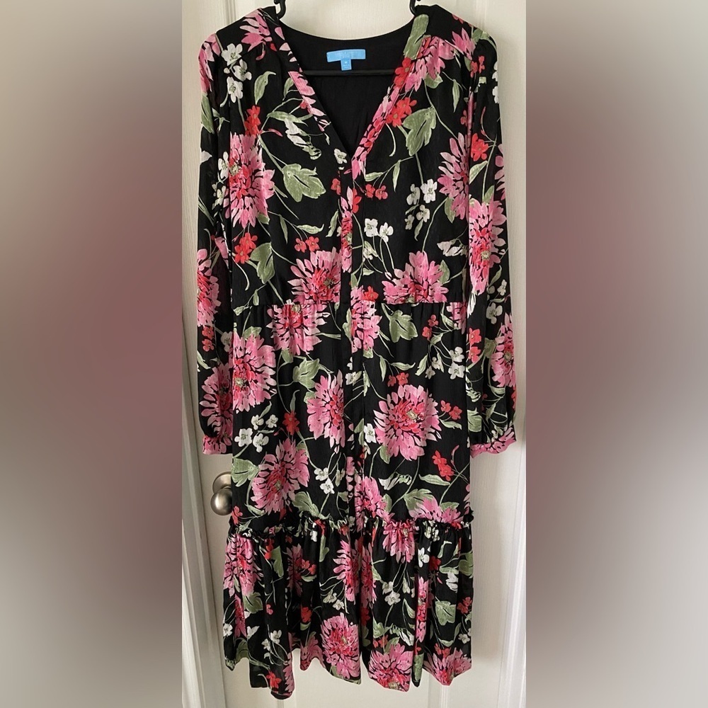 Draper James RSVP long sleeve floral dress